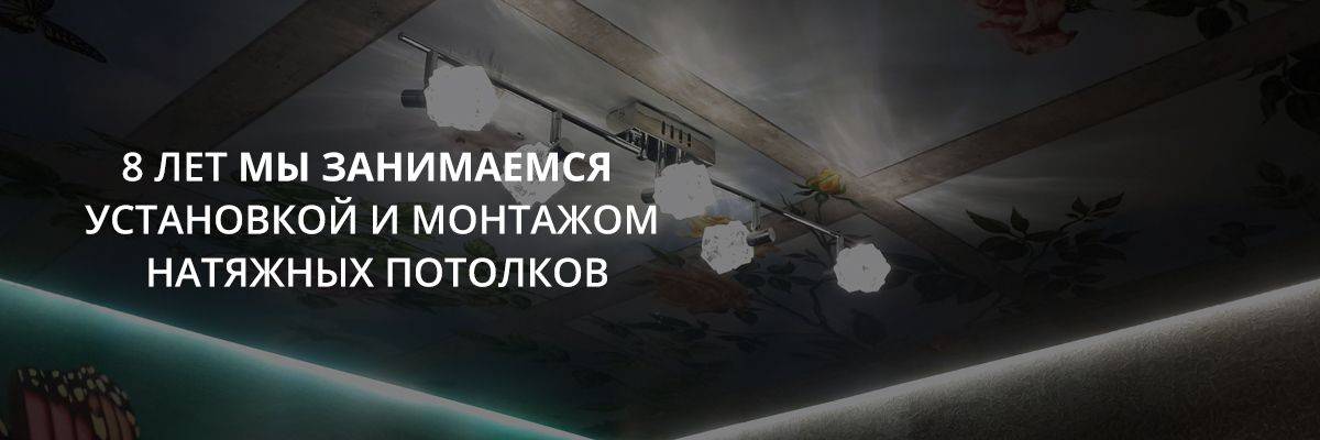 Натяжные потолки с фотопечатью